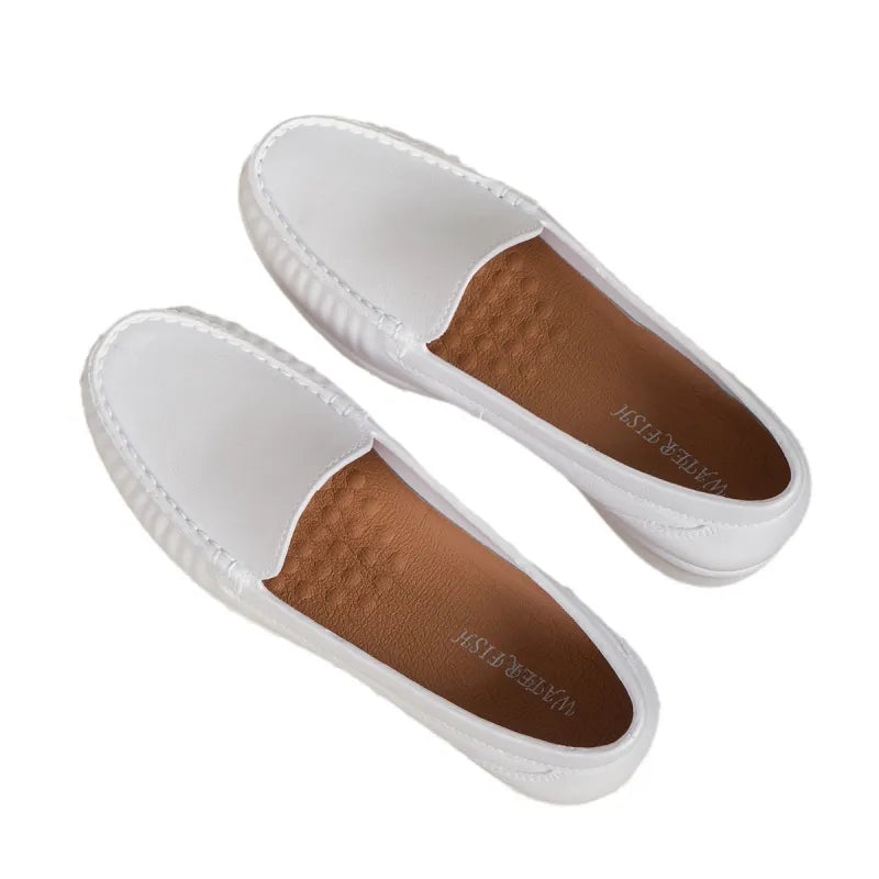 Plattform-Loafer für Damen ⎜ Bequeme Slip-On Schuhe mit Erhöhter Sohle für Komfort und Stil