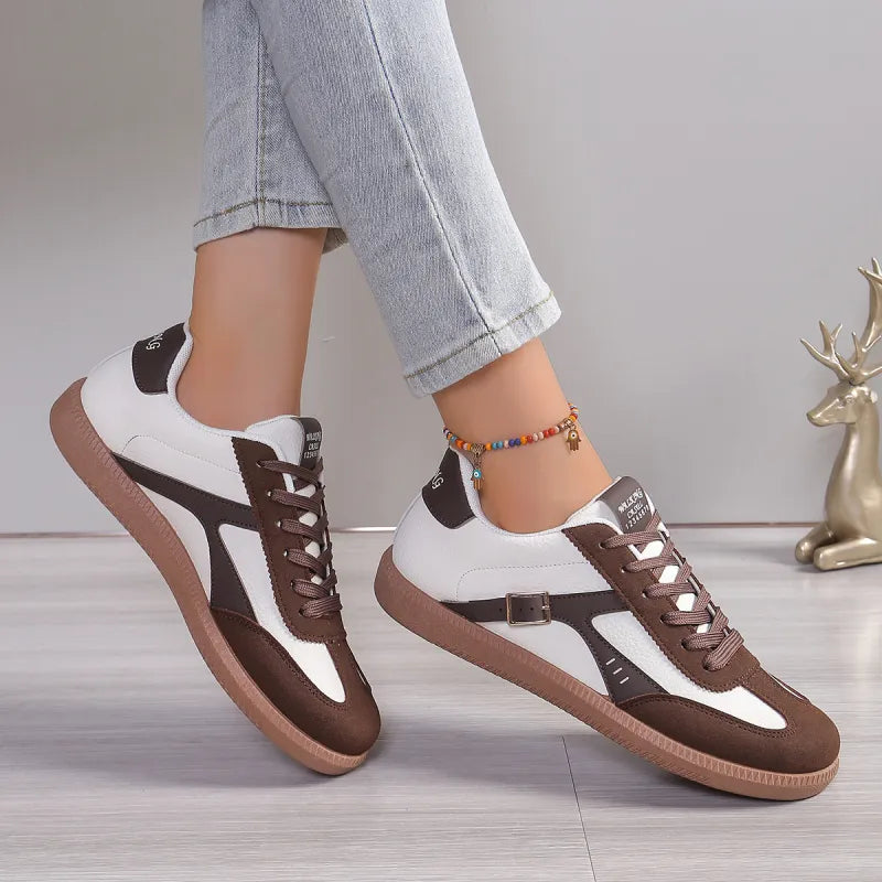 Sneaker für Damen ⎜ Bequeme Schuhe mit Klassischem Design und Rundem Zehenbereich für Alltag und Komfort