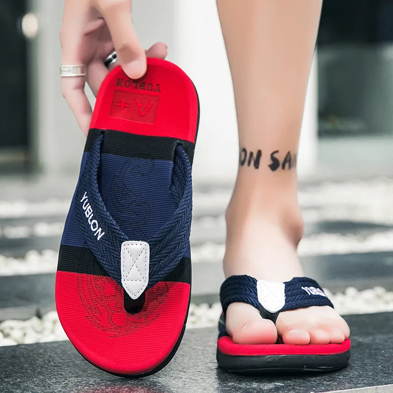 Herren Flip-Flops für den Sommer ⎜ Rutschfeste und Bequeme Sandalen für den Strand und Alltag