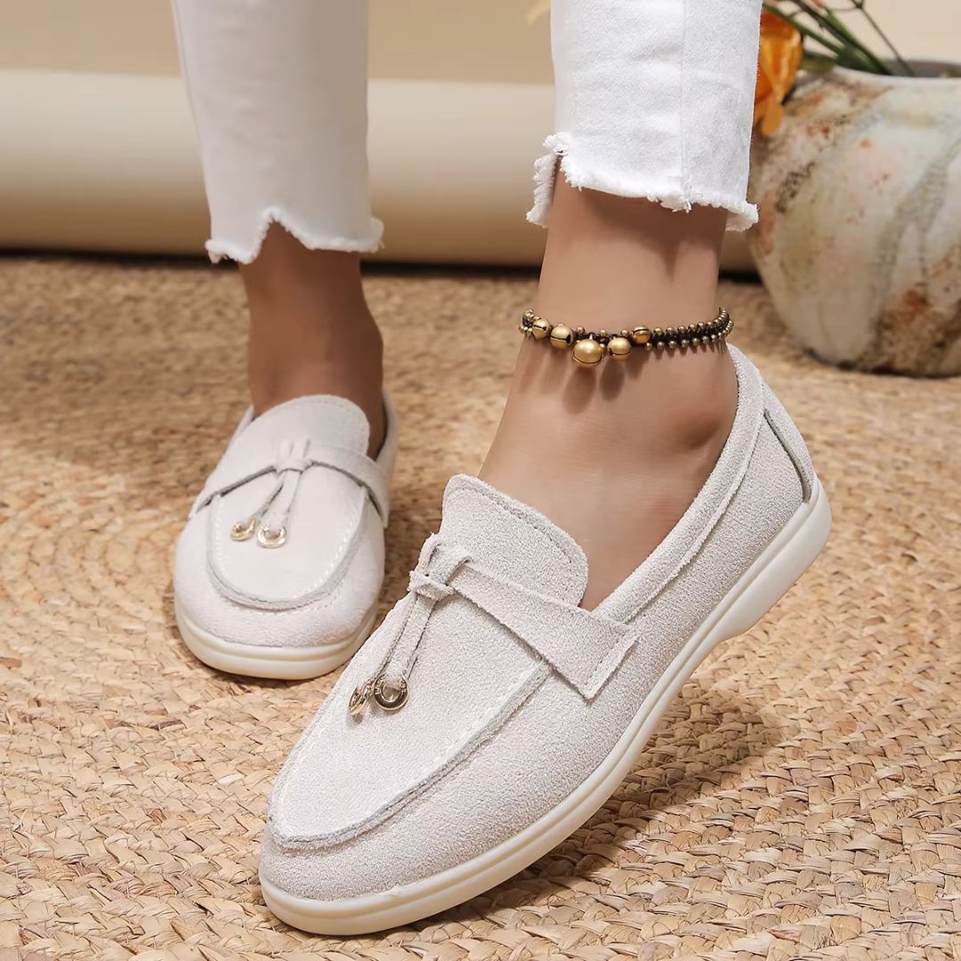 Slip-on Loafers für Damen ⎜ Modische Mokassins mit bequemem Gummizug und eleganter Optik