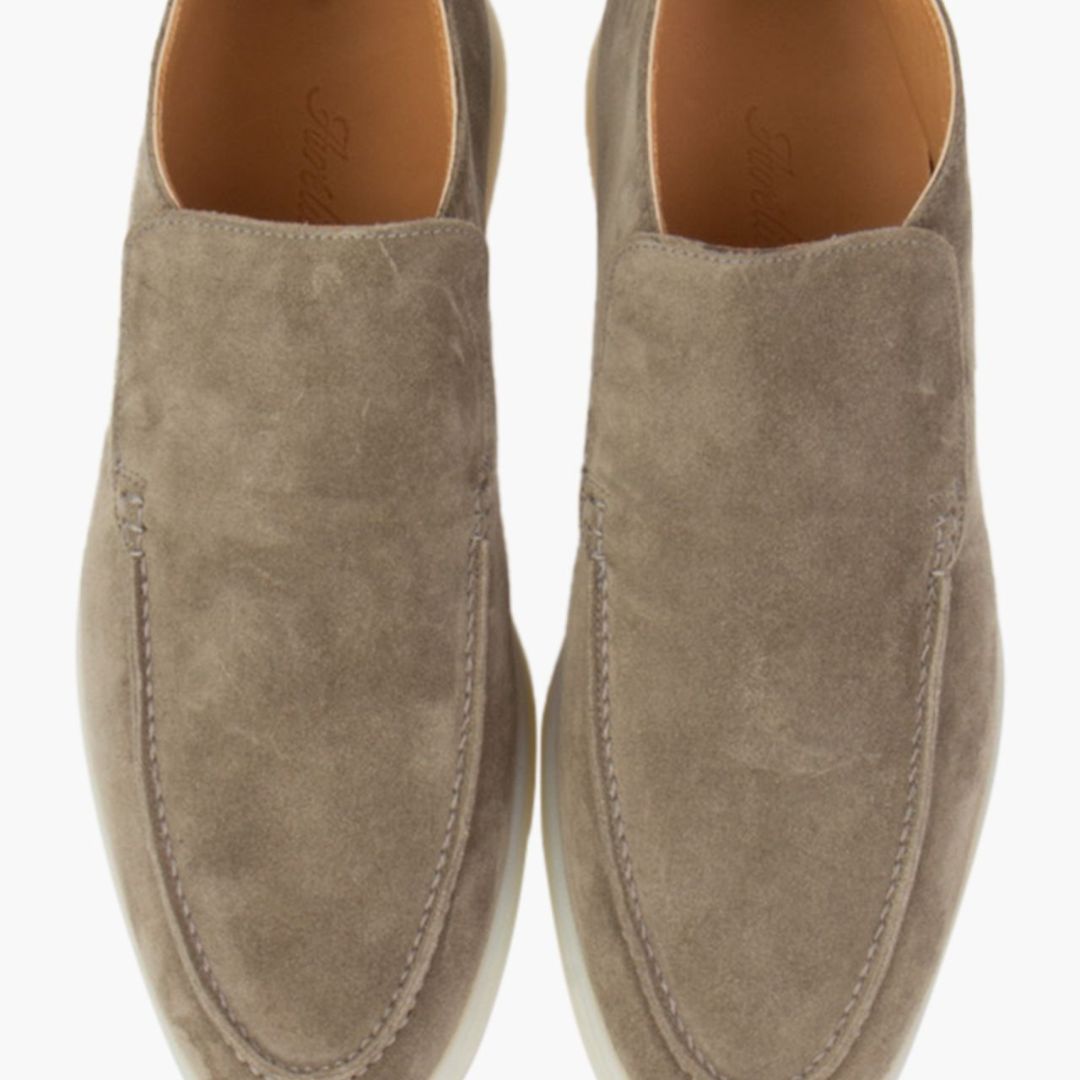Herren Slip-On Schuhe ⎜ Bequeme Wildleder-Mokassins im modernen Design für den Alltag
