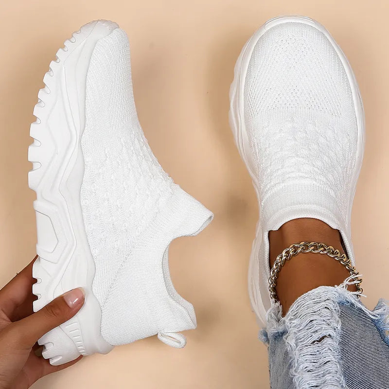 Slip-On Sneaker für Damen ⎜ Bequeme Schuhe mit Atmungsaktivem Design für Alltag und Komfort