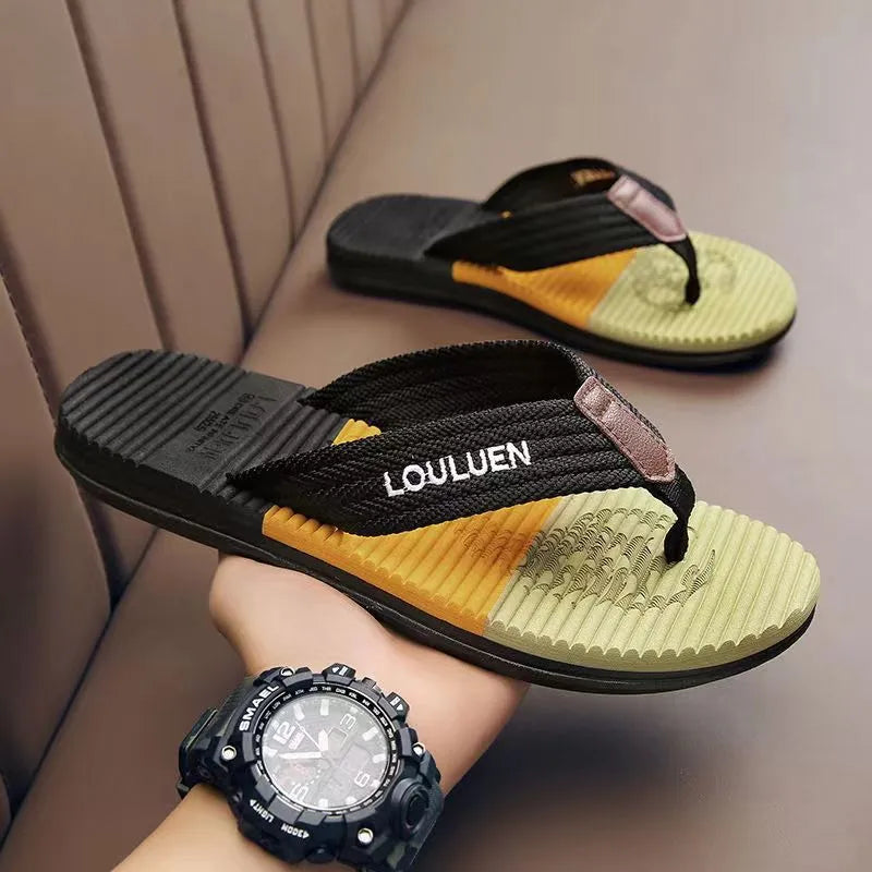 Sommer Flip-Flops für Herren ⎜ Modische Strandschuhe für Freizeit und Urlaub