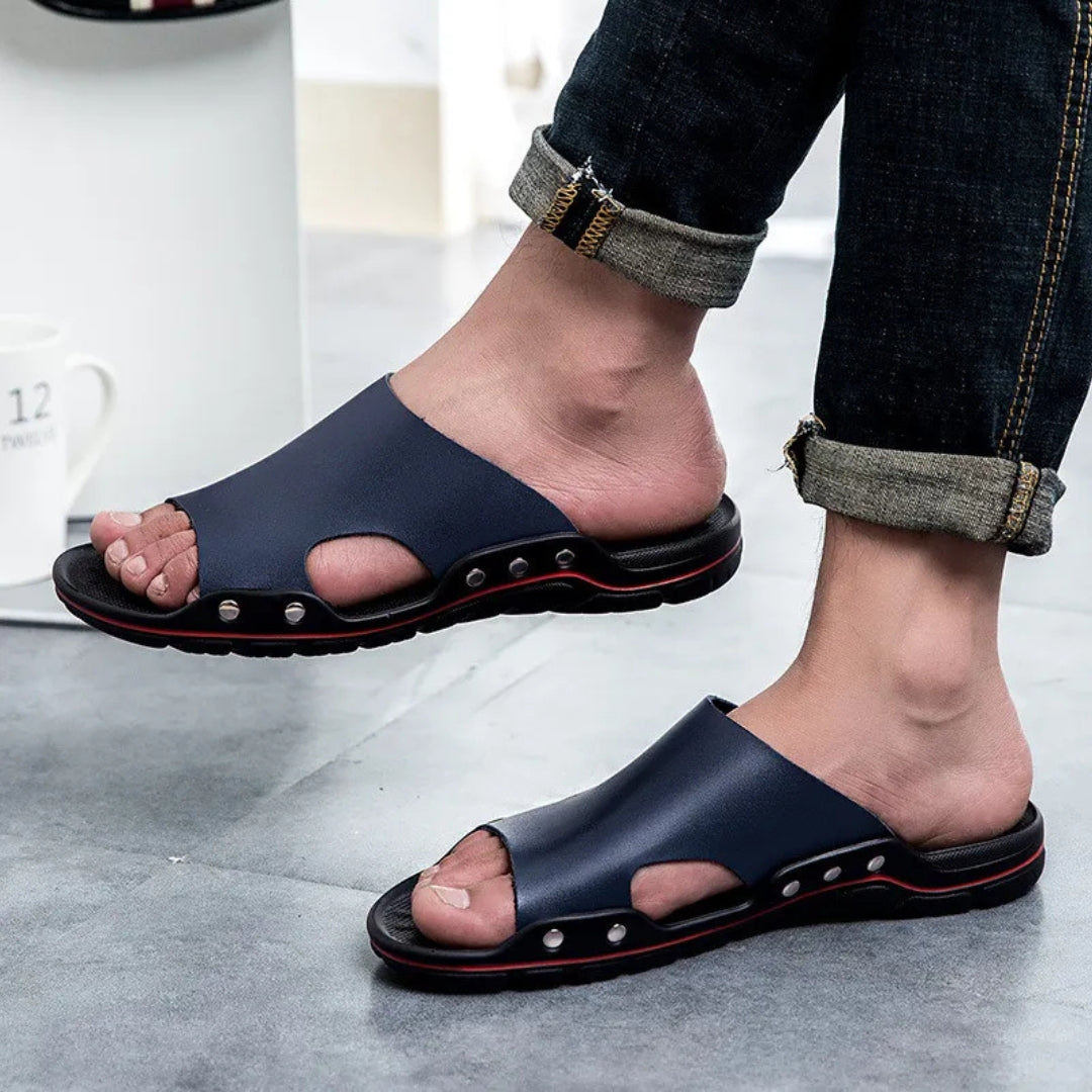 Freizeitschuhe für Herren ⎜ Leichte Atmungsaktive Strandslipper für Outdoor-Aktivitäten