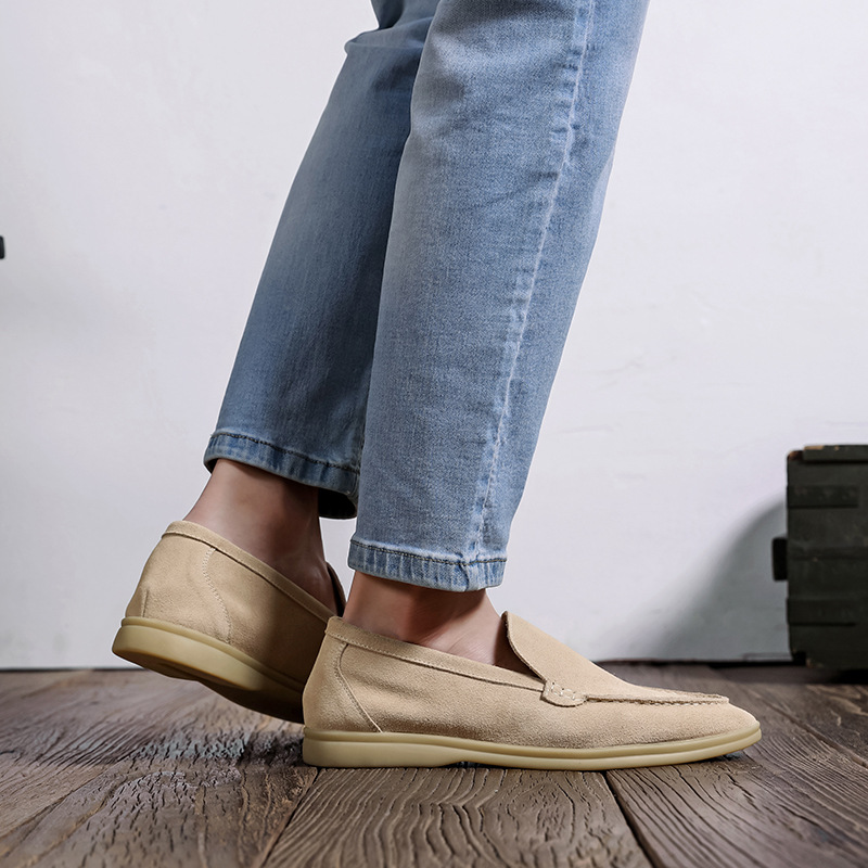 Herren Slip-On Mokassins ⎜ Bequeme Wildleder-Schuhe für den Herbst in mehreren Farben