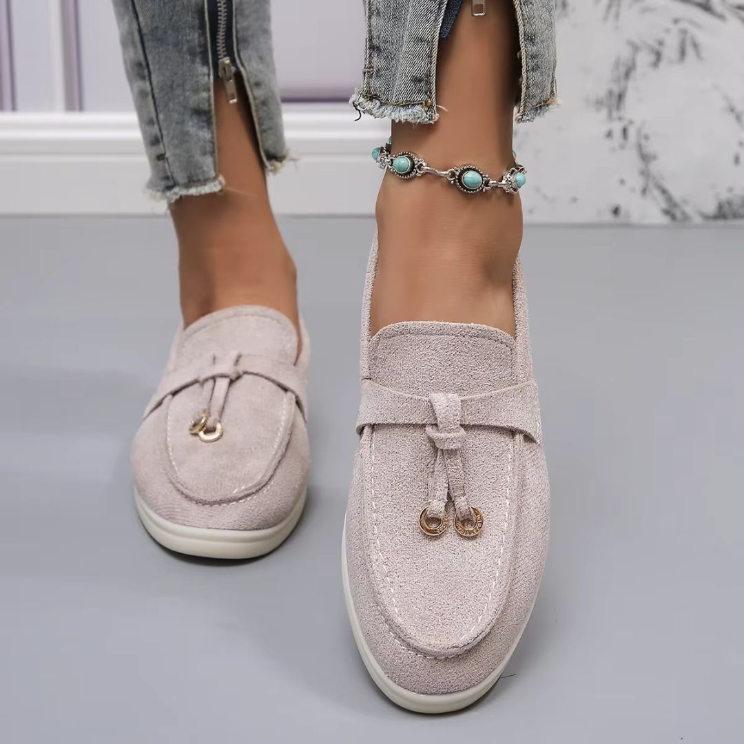 Slip-on Loafers für Damen ⎜ Modische Mokassins mit bequemem Gummizug und eleganter Optik