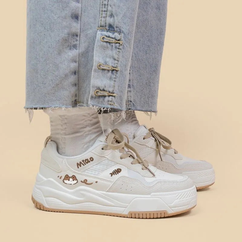 Sneaker für Damen ⎜ Bequeme Schuhe mit Niedlichem Design und Soft-Bottom für Alltag und Komfort