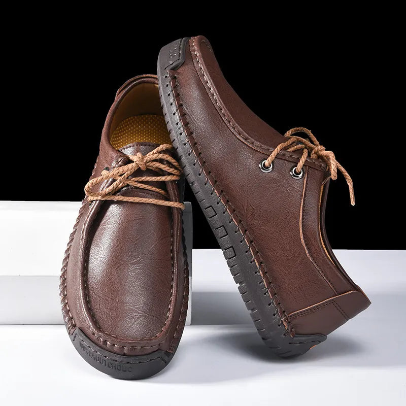 Handgefertigte Herren-Schuhe ⎜ Bequeme, Strapazierfähige Schnürer aus Hochwertigem Leder