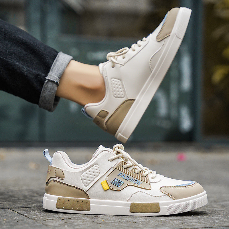 Herren Sneakers ⎜Bequeme Freizeitschuhe aus Leder mit speziellem Design für Sport und Alltag