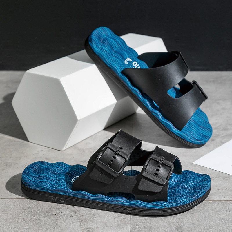 Rutschfeste Slipper für Herren ⎜ Strapazierfähige Plattform-Schuhe für den Alltag
