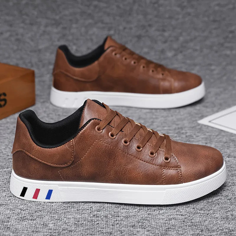 Herren Casual Sneakers ⎜ Trendige Freizeitschuhe mit Hochwertigem Kunstleder und Sportlichem Design