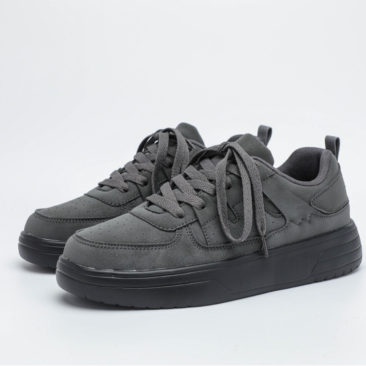 Herren Sneaker ⎜ Bequeme Freizeitschuhe mit dicker Sohle und Vintage-Design für den Alltag