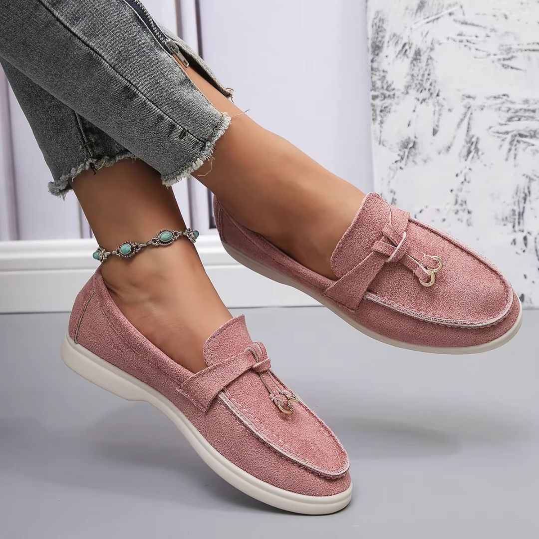Slip-on Loafers für Damen ⎜ Modische Mokassins mit bequemem Gummizug und eleganter Optik
