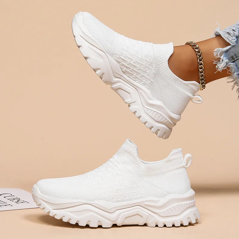 Slip-On Sneaker für Damen ⎜ Bequeme Schuhe mit Atmungsaktivem Design für Alltag und Komfort