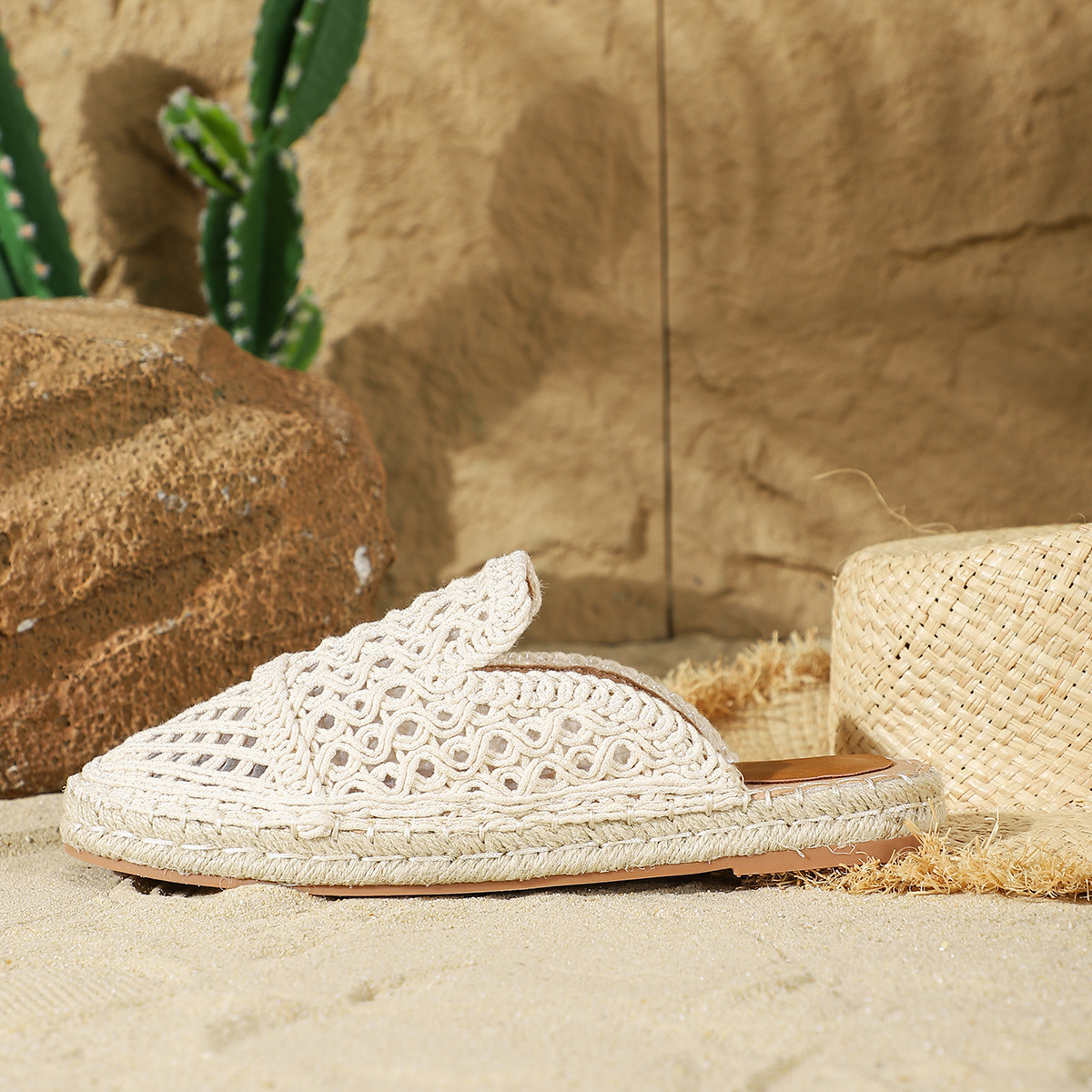 Damen Halbschlupfschuhe mit Geschlossener Kappe ⎜ Luftiges Design und Bequeme Passform für Sommer und Freizeit
