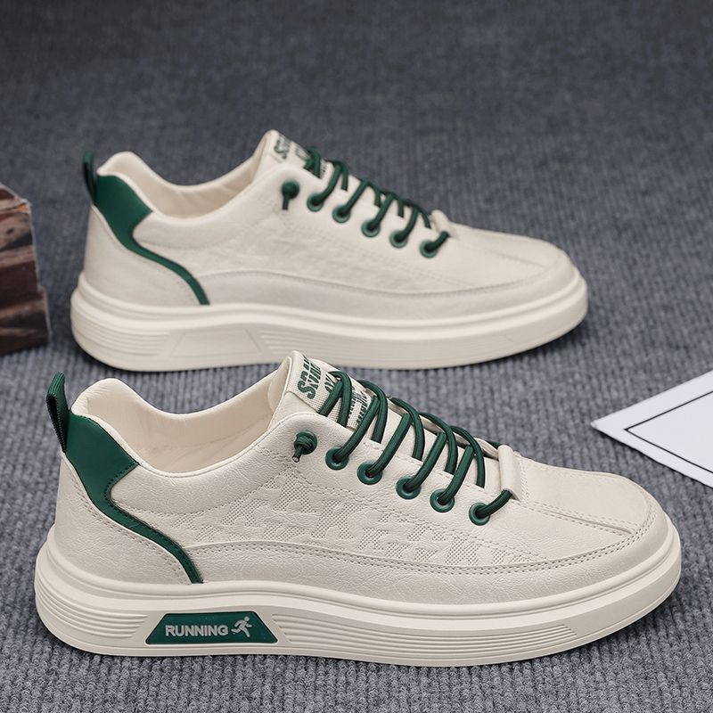 Herren Sneakers ⎜ Modische Freizeitschuhe aus Leder mit komfortabler Sohle für den Alltag
