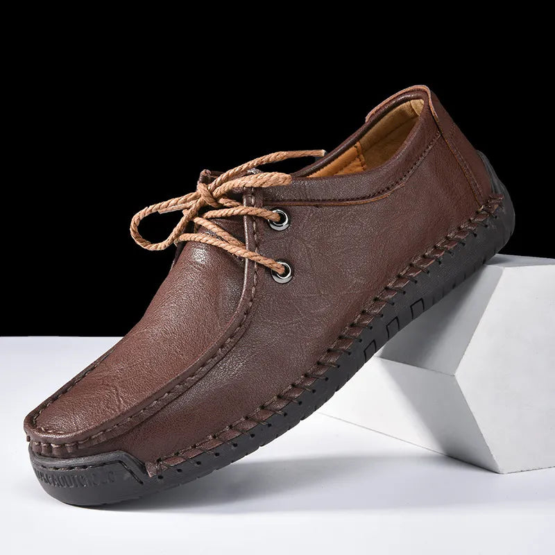 Handgefertigte Herren-Schuhe ⎜ Bequeme, Strapazierfähige Schnürer aus Hochwertigem Leder