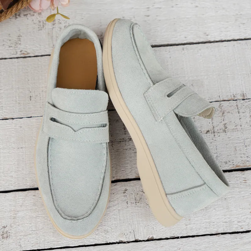 Slip-On Sneakers für Damen ⎜ Bequeme Schuhe im Retro-Stil mit Modischem Design für Alltag und Komfort