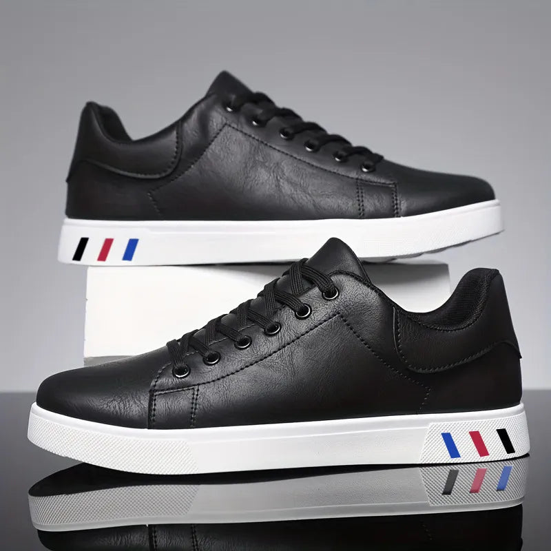 Herren Casual Sneakers ⎜ Trendige Freizeitschuhe mit Hochwertigem Kunstleder und Sportlichem Design