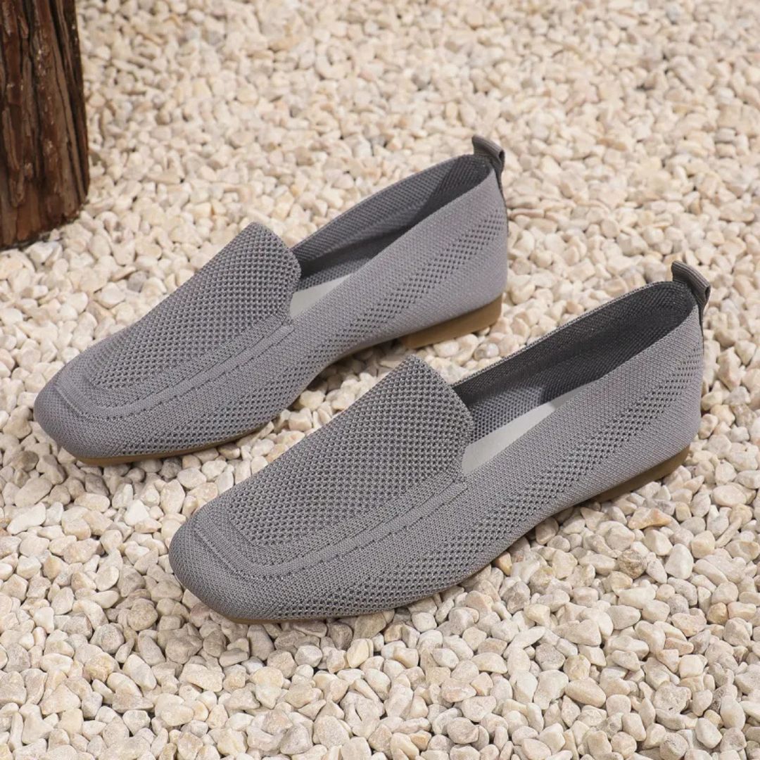 Loafers für Damen ⎜ Bequeme Flats aus atmungsaktivem Stoff mit modernem Design und flacher Sohle