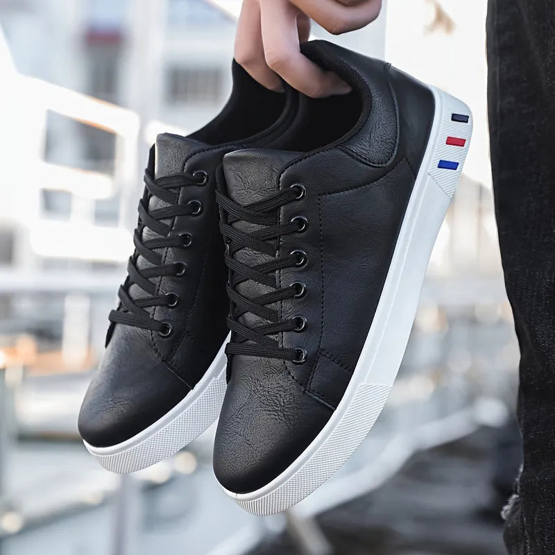 Herren Casual Sneakers ⎜ Trendige Freizeitschuhe mit Hochwertigem Kunstleder und Sportlichem Design