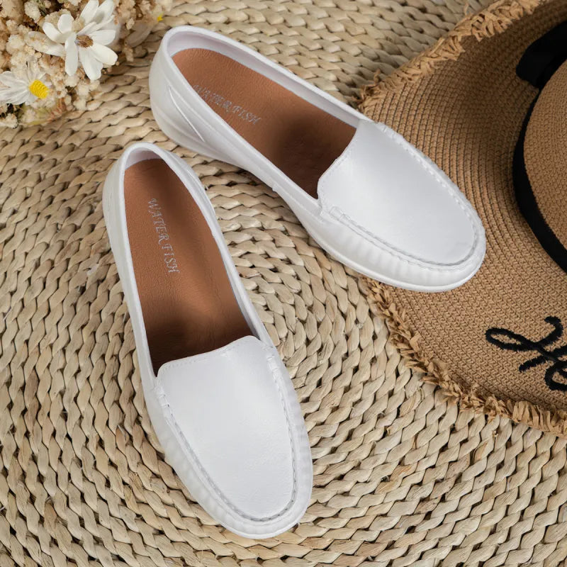 Plattform-Loafer für Damen ⎜ Bequeme Slip-On Schuhe mit Erhöhter Sohle für Komfort und Stil