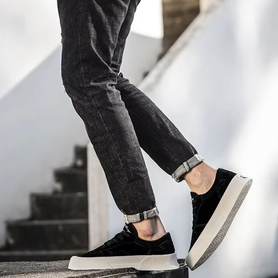 Herren Sneakers ⎜ Vielseitige Skate-Schuhe aus Canvas für Komfort und Stil im Alltag