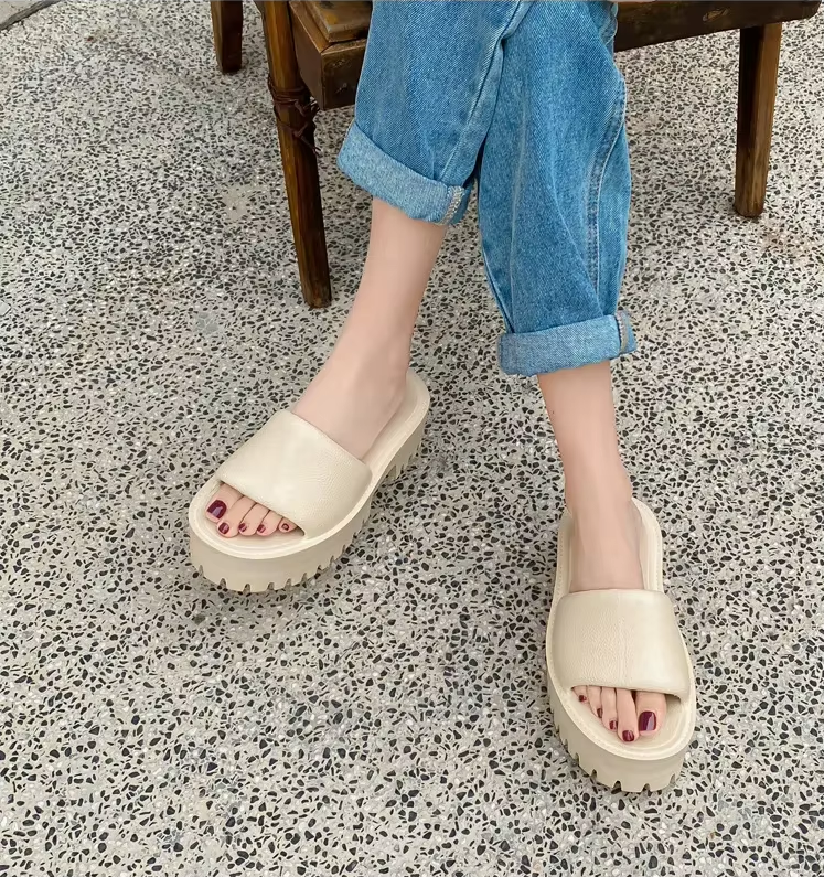 Plattform-Slipper für Damen ⎜ Bequeme High Heels mit EVA-Sohle für stilvollen Komfort