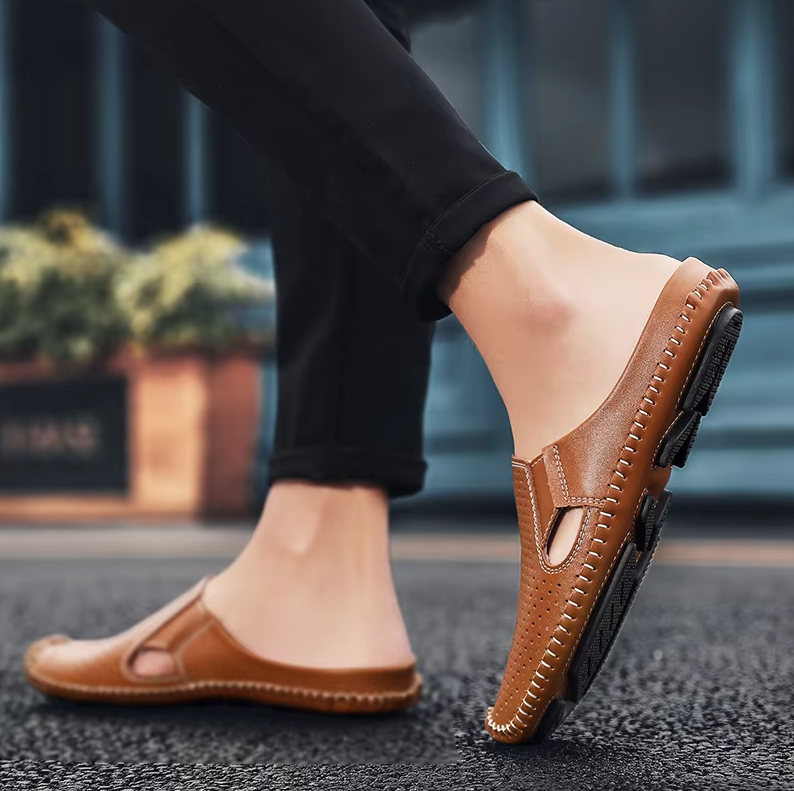 Herren Schlupfschuhe ⎜ Atmungsaktive und Stylische Halbschuhe für den Sommer