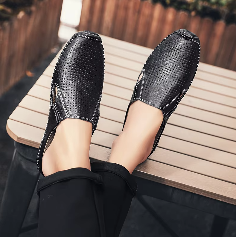 Herren Schlupfschuhe ⎜ Atmungsaktive und Stylische Halbschuhe für den Sommer