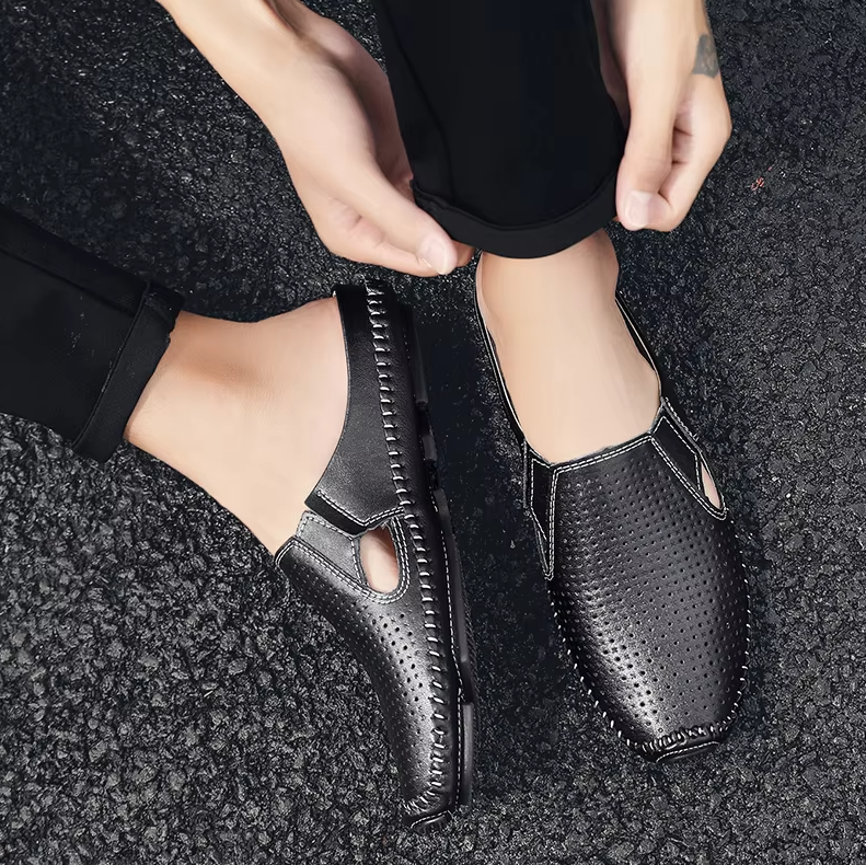 Herren Schlupfschuhe ⎜ Atmungsaktive und Stylische Halbschuhe für den Sommer