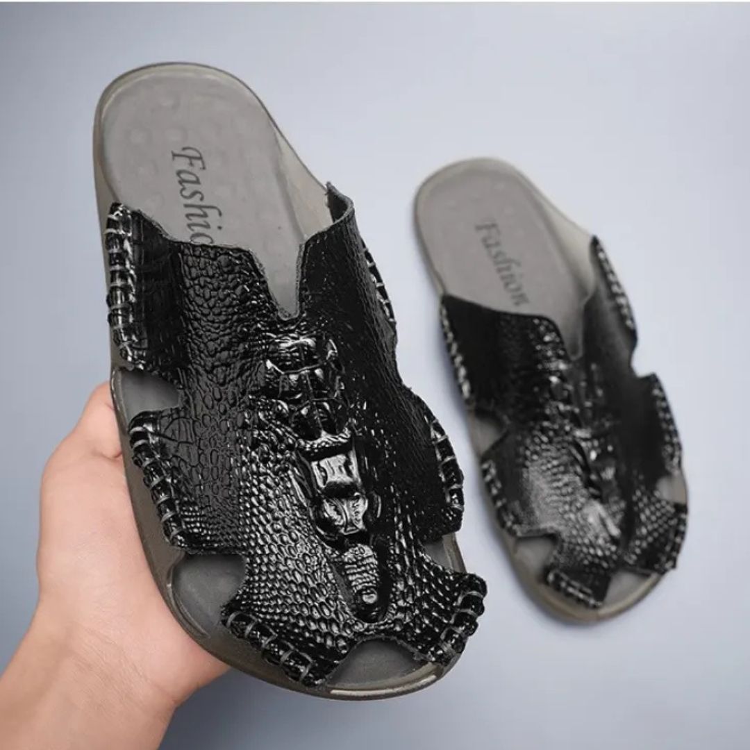 Geschlossene Zehen Slipper für Herren ⎜ Bequeme Freizeitschuhe für Outdoor-Aktivitäten