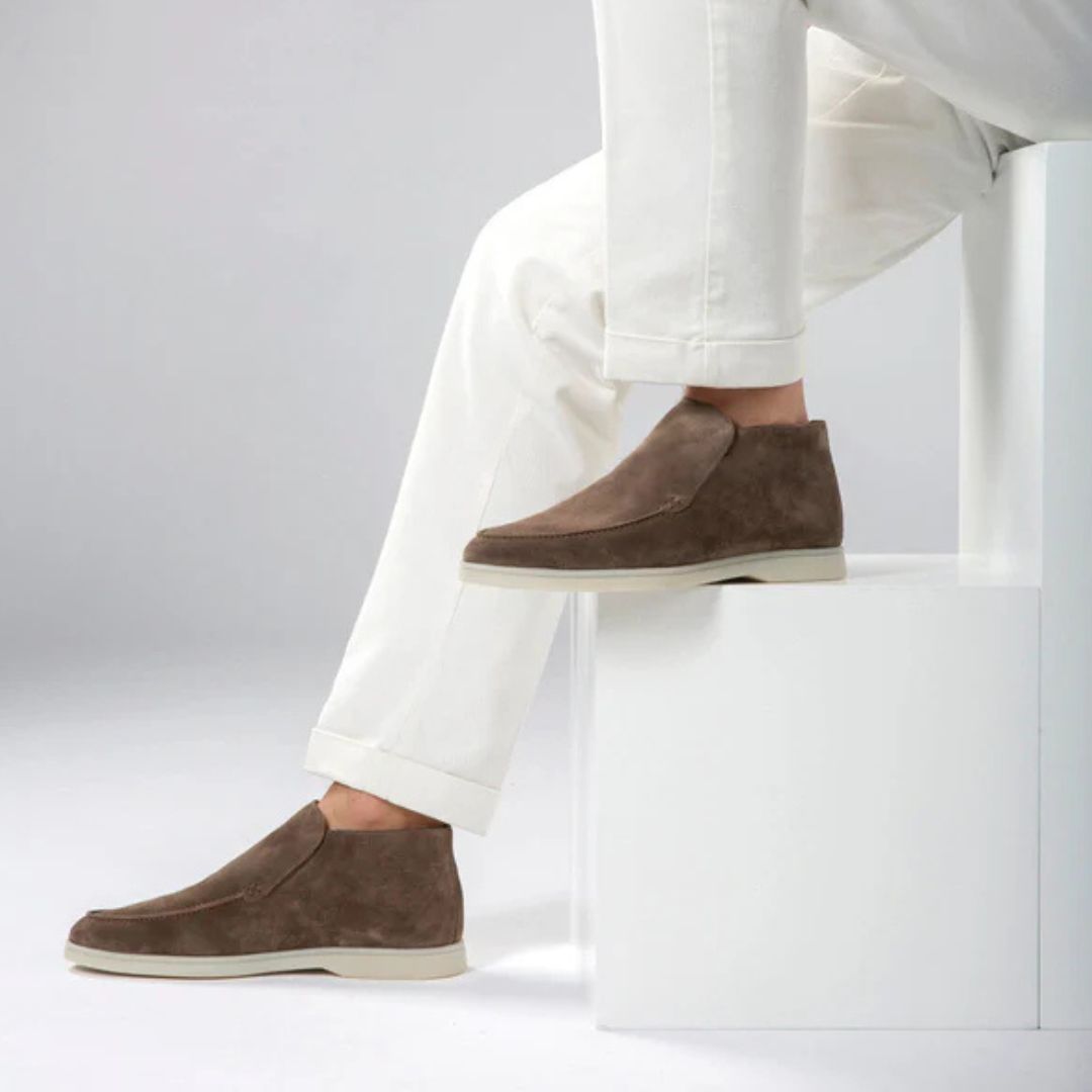 Herren Slip-On Schuhe ⎜ Bequeme Wildleder-Mokassins im modernen Design für den Alltag