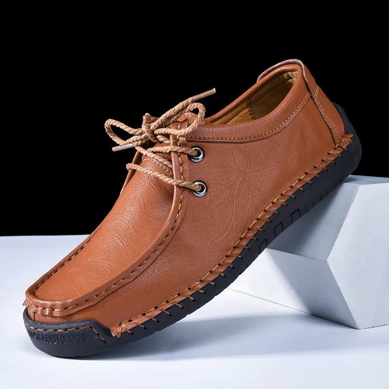 Handgefertigte Herren-Schuhe ⎜ Bequeme, Strapazierfähige Schnürer aus Hochwertigem Leder