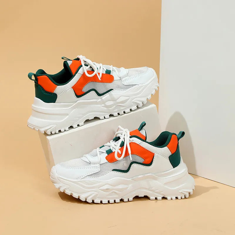 Damen Sneakers ⎜ Modische Sportschuhe mit atmungsaktivem Design und komfortabler Sohle für den Alltag