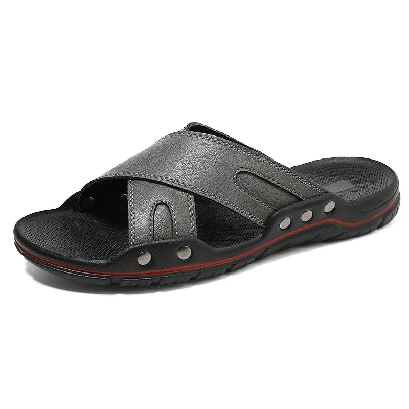 Herren Sandalen ⎜ Bequeme Outdoor-Schuhe mit verstellbarem Riemen für den Sommer