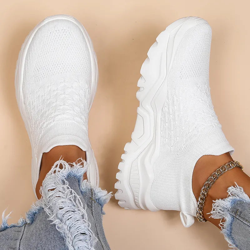 Slip-On Sneaker für Damen ⎜ Bequeme Schuhe mit Atmungsaktivem Design für Alltag und Komfort