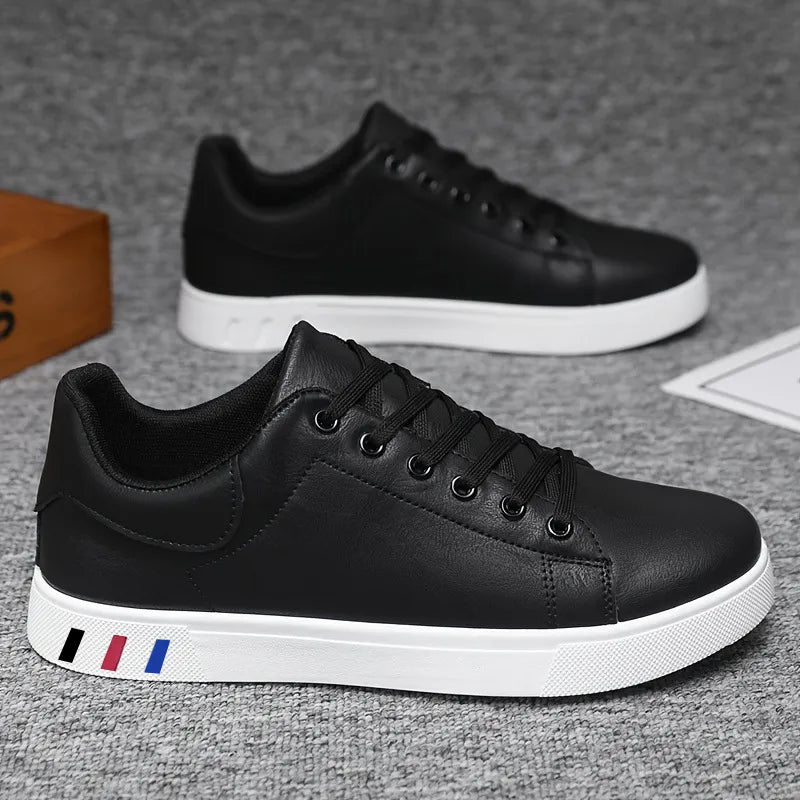 Herren Casual Sneakers ⎜ Trendige Freizeitschuhe mit Hochwertigem Kunstleder und Sportlichem Design