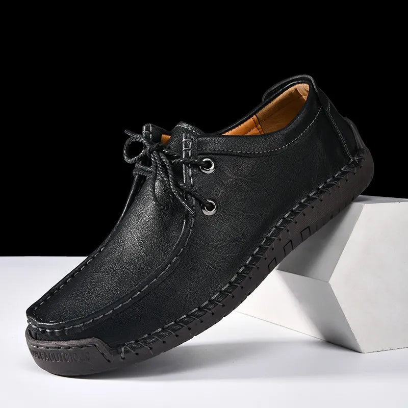 Handgefertigte Herren-Schuhe ⎜ Bequeme, Strapazierfähige Schnürer aus Hochwertigem Leder