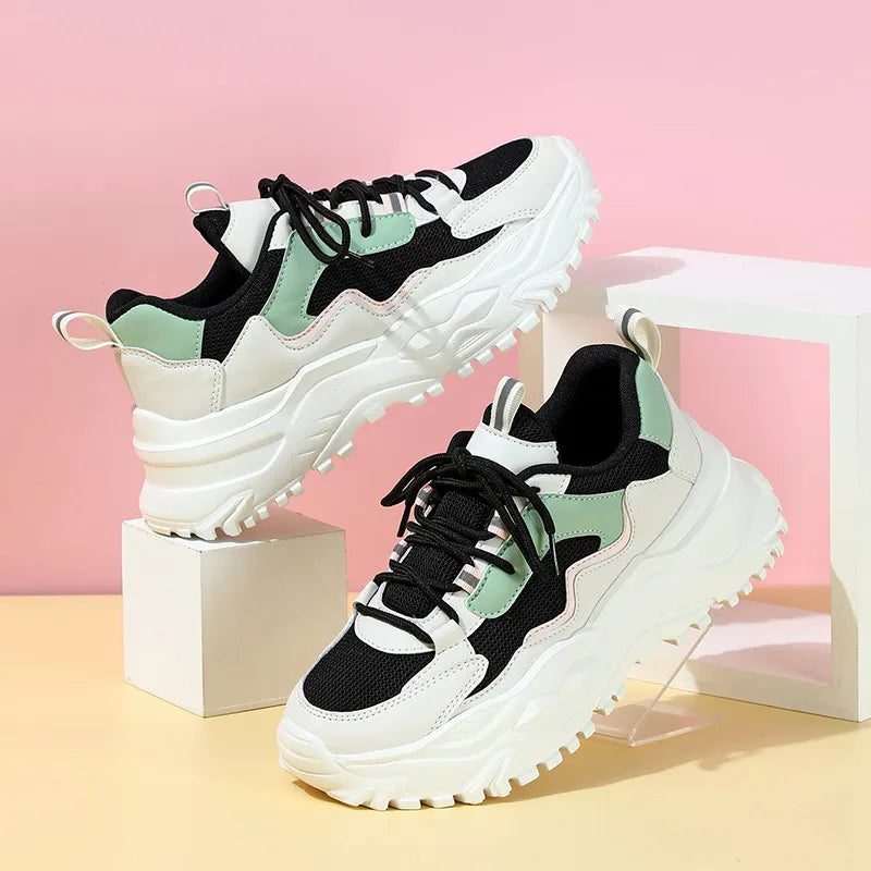 Damen Sneakers ⎜ Modische Sportschuhe mit atmungsaktivem Design und komfortabler Sohle für den Alltag