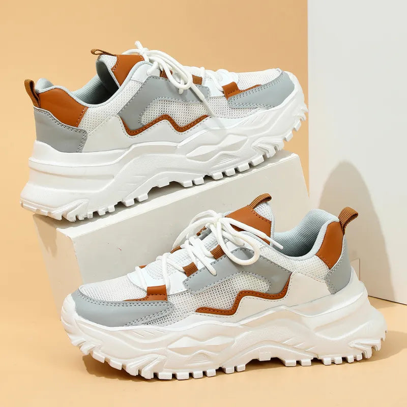 Damen Sneakers ⎜ Modische Sportschuhe mit atmungsaktivem Design und komfortabler Sohle für den Alltag