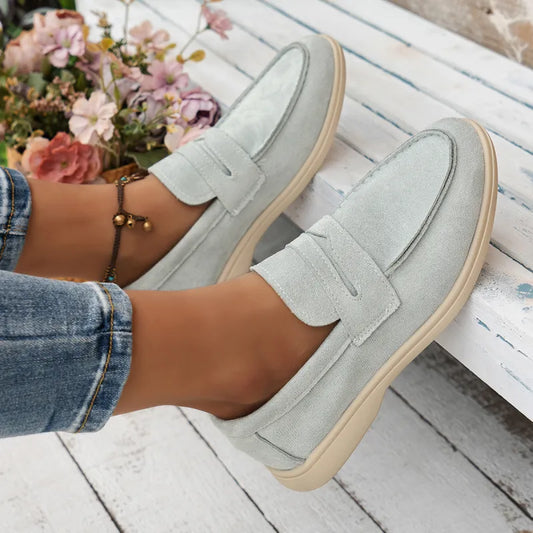 Slip-On Sneakers für Damen ⎜ Bequeme Schuhe im Retro-Stil mit Modischem Design für Alltag und Komfort