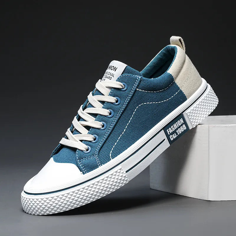 Herren Sneakers ⎜Vielseitige Low-Top Canvas-Schuhe für Sport und Freizeit