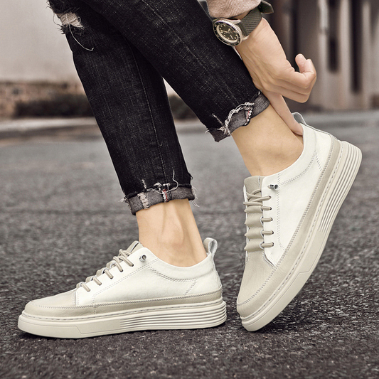 Herren Sneakers ⎜ Bequeme Leder-Schuhe im modernen Design für den Alltag