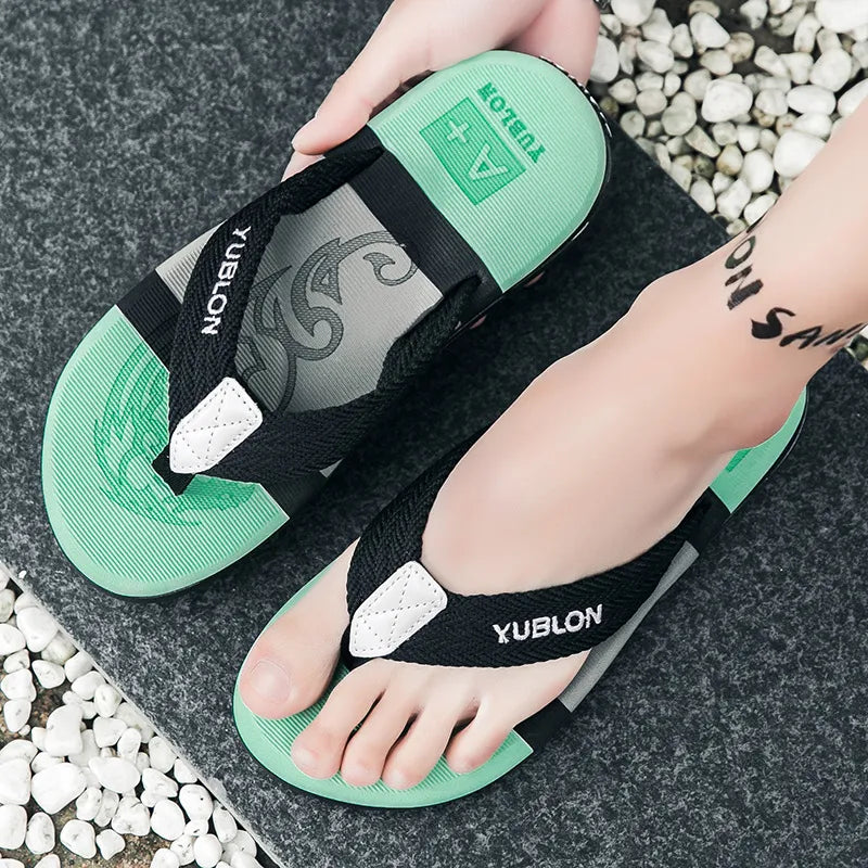 Herren Flip-Flops für den Sommer ⎜ Rutschfeste und Bequeme Sandalen für den Strand und Alltag