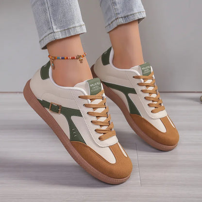 Sneaker für Damen ⎜ Bequeme Schuhe mit Klassischem Design und Rundem Zehenbereich für Alltag und Komfort