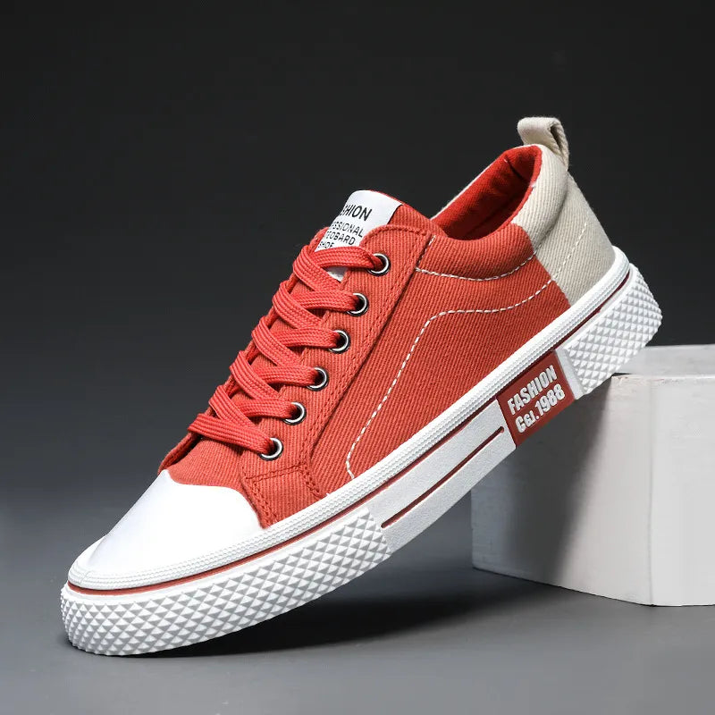 Herren Sneakers ⎜Vielseitige Low-Top Canvas-Schuhe für Sport und Freizeit