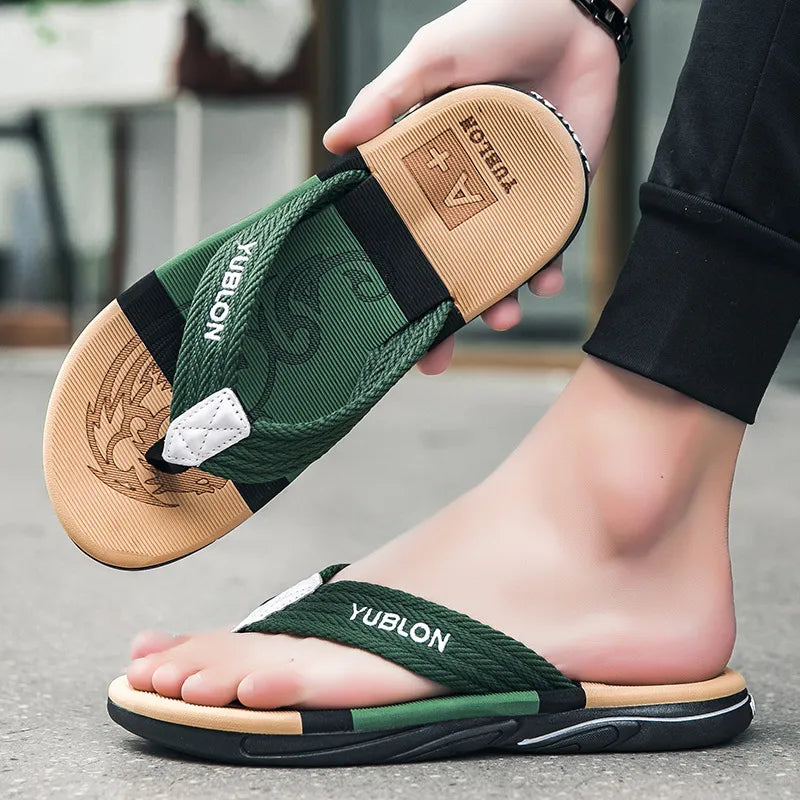 Herren Flip-Flops für den Sommer ⎜ Rutschfeste und Bequeme Sandalen für den Strand und Alltag