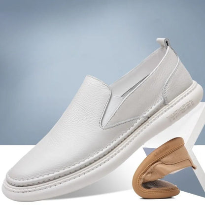 Herren Slip-On Schuhe ⎜ Bequeme Leder-Schuhe im modernen Design für den Alltag