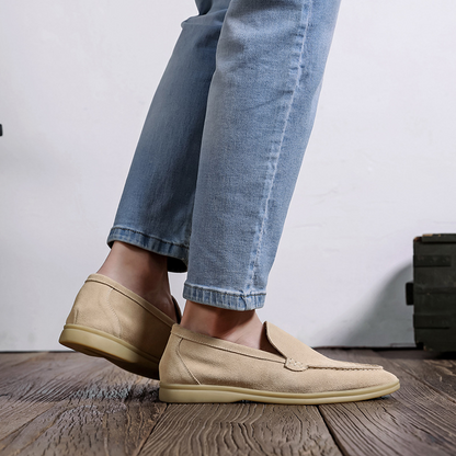 Herren Slip-On Mokassins ⎜ Bequeme Wildleder-Schuhe für den Herbst in mehreren Farben